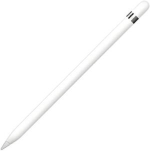 Apple 1st Generation Digital Pencil, Designed for iPad Pro and iPad Air, Pressure and Tilt Sensitivity, Pixel-Perfect Precision, Lightning Connector, Magnetically Attached Cap, White | MK0C2ZM/A