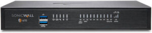 SonicWall TZ670 Network Security Appliance, 8x1GbE, 2x10G SFP+, 2 USB 3.0, 1 Console Interfaces, Up to 5 Gbps Firewall Inspection Throughput, 1,500,000 Max Connections, Black | 02-SSC-2837