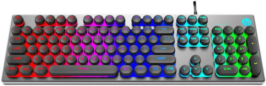 HP K500Y Wired USB Gaming Keyboard, USB Connection, 1.6m Cable Length, Windows 7/8/10, MacOS Supported OS, DC 5V Rated Voltage, 2.0mm Key Route, Black | K500Y - Image 3