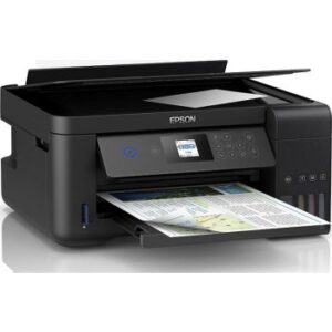 Epson EcoTank L4160 Print/Scan/Copy Wi-Fi Tank Printer, 5760 x 1440 Dpi, 30 Sheets Output Tray Capacity, Micro Piezo Print Head, Duplex | ‎C11CG23402DA