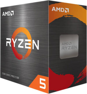 AMD Ryzen 5 5600 3.5 GHz AM4 Desktop Processor, 6 Cores & 12 Threads, 4.4 GHz Max Boost Clock, 35MB Cache Memory, Dual Channel DDR4-3200 Memory, Precision Boost 2 | 100-100000927BOX
