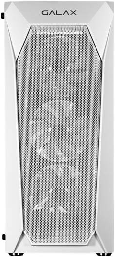 Galax Revolution-05 Mesh RGB Mid Tower ATX PC Case, Tempered Glass Panel & Mesh Front Panel, High Air Flow, Fits Up to 8* 120mm Fans & 280mm Radiators, USB 3.0 / 2.0, Mic, White | CGG5ANWA4B0 - Image 9