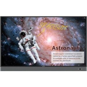BenQ RM6502K 4K UHD 65" Education Interactive Flat Panel Display Monitor, UHD 3840x2160 Resolution, 100V-240V, 50/60Hz, 178° Viewing Angle, DLED, Free VESA Mount, IR Touch | RM6502K