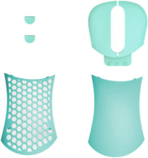 Pwnage Ultra Custom Ergo Extra Cover Sets Mouse Accessory, Button Cover, Solid Shell Cover, Honeycomb Shell Cover & 2-DPI Buttons Included, Mint | 13499