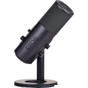 Sennheiser EPOS B20 Streaming Microphone, 2.9m Cable USB-C, Computer Microphone for Gaming, PC & Laptop Connection with Audio Controls, Gray | 1000417