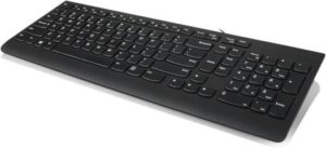 Lenovo 300 USB Wired Keyboard, Ergonomic Design, Tilt Adjustable , Island Key Design with English (US) Layout Layout and Separate Number Pad , Windows 7/8/10, Black | GX30M39655
