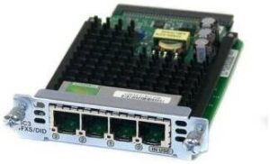 CISCO VIC3-4FXS/DID Four-Port Voice Interface Card - FXS and DID