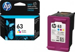 HP 63 Tri-color Original Ink Cartridge | F6U61AN