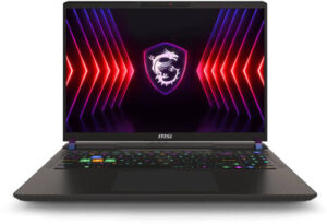 MSI Vector 16 HX A14V Gaming Laptop, 16" QHD+ 240Hz Display, Intel Core i9-14900HX, 16GB RAM, 1TB SSD, RTX 4060 8GB Laptop GPU, English-Arabic K/B, Win 11 Home, Cosmo Gray | 9S7-15M242-419