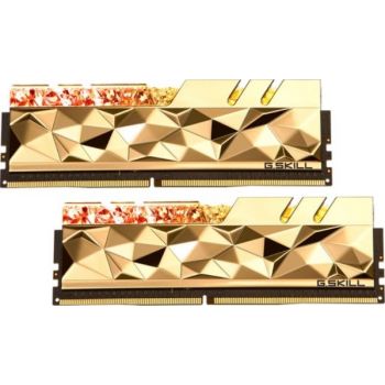 G.SKILL Trident Z Royal Elite Gold - 32GB (2 x 16GB) DDR4 3600Mhz CL16-19-19-39, 1.35v Desktop Memory - Gold | F4-3600C16D-32GTEGC