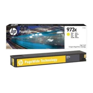 HP 973XL High Yield Yellow Original PageWide Cartridge | F6T83AE