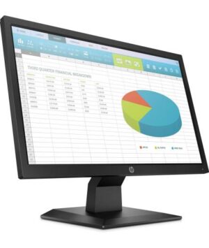 HP P204 19.5'' HD+ Flat Monitor, 60Hz Refresh Rate, 5ms Response Time, LED Backlight, 16:9 Aspect Ratio, VESA Mount Compatible, 1600x900 Resolution, Displayport / HDMI / VGA Input, Black | 5RD65AS#ABV