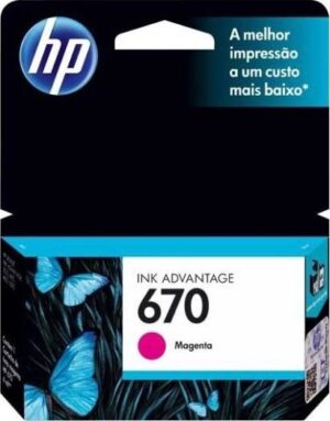 HP 670 Magenta Original Ink Advantage Cartridge | CZ115AL