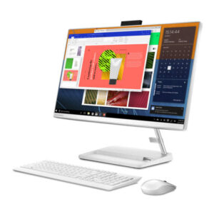 Lenovo IdeaCentre AIO 3 24ITL6 23.8" FHD Non Touch PC, 11th Gen Intel Core i7-1165G7 2.8Ghz, 8GB DDR4 RAM, 1TB HDD, Intel Iris Xe, Wireless Keyboard + Mouse, DOS - No OS, White | F0G0011CAX