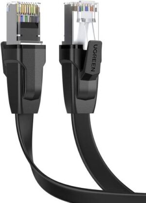 UGREEN Cat 8 Ethernet Cable 5 Meter, RJ45, 40Gbps, 2000MHz Bandwidth, Flat Design, Reliable & Stable, Compatible With PS5, PS4, Computer, Laptop, TV box | 10983
