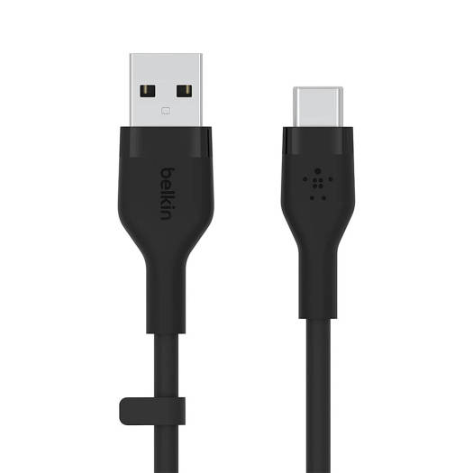 Belkin Boost Charge Flex Silicone USB Type C to C Cable,1M/3.3FT, USB-IF Certified Power Delivery PD Fast Charging Cable For MacBook Pro, iPad Pro, Galaxy S21, Ultra, Black | CAB009bt1MBK - Image 7