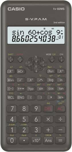 Casio Non-Programmable Scientific Calculator, 240 Functions | FX-82MS