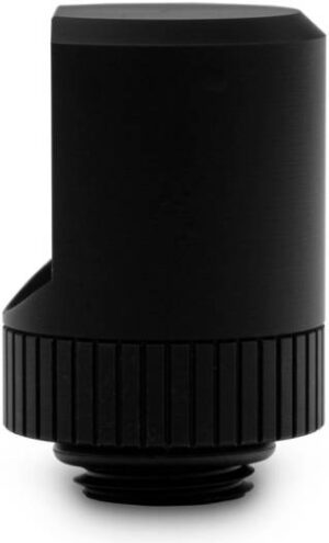EKWB EK-Quantum Torque Rotary 90° Adapter, Fitting With G1/4" Threads, Very Sturdy And There Are Zero Movement, Cnc Machined Brass With High-quality Black Finish, Black | 3831109814475