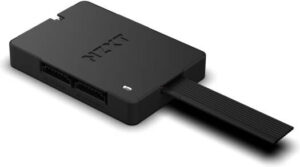 NZXT Control Hub Digital RGB Lighting & Fan Speed Controller, 3x NZXT 8-pin (PWM only), 1x NZXT 8-pin (DC+PWM), 1x 4-pin PWM (DC+PWM), Black | AC-CRFR1-B1