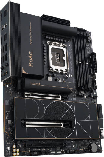 ASUS ProArt Z890-Creator WiFi LGA 1851 ATX Motherboard, Intel Z890 Chipset, 4x DIMM DDR5 Slots, Up to 256GB Max Memory, 2x PCIe 5.0 x16 & 1x PCIe 4.0 x16, 5x M.2 Slots, WiFi & BT | 90MB1JD0-M0EAY0 - Image 3