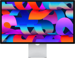 Apple Studio Display, 27" 5K Retina Display, Standard Glass, Tilt & Height Adjustable Stand, 5120x2880 Resolution, One Thunderbolt 3 Port, 3 USB-C Ports, 12MP Ultra Wide Camera | MK0Q3 CS/A