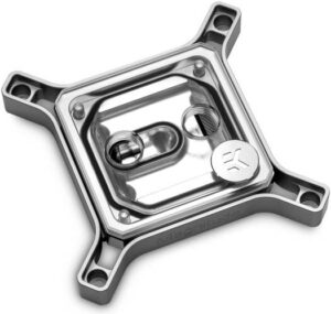 EKWB EK-Quantum Magnitude D-RGB LGA-1700 CPU Water Block, CNC Machined, X-Shaped Design, Pre-Installed 0.6C Jet Plate, G1/4 ThreadsNickel + Plexi | 3831109861806