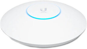 Ubiquiti UniFi U6 Wi-Fi 6E AP: 10.2 Gb/s, OFDMA, MU-MIMO, 2.5G Ethernet PoE+, WPA3, Wall & Ceiling Mount Kit | U6-E