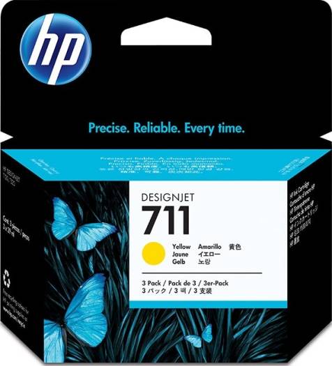 HP 711 29-ml Yellow Ink Cartridges | CZ136A - Image 3