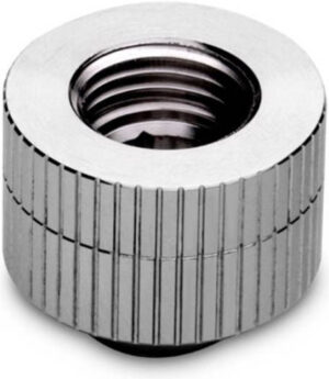 EK-Quantum 14mm Torque Rotary Extender, Made From Nickel-plated CNC Machined Brass, Sealed with Quality EPDM O-Rings - Nickel, Male To Female | 3831109827994