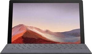 Microsoft Surface Pro 7 2-in-1 Laptop – Intel Core i5-1035G4, 12.3-inch, 8GB Ram, 256GB SSD, Windows 10 Pro, Warranty 1 Year Eng / Arab (Keyboard, Pen & Mouse are Sold Separately) - Black | PVR-00021