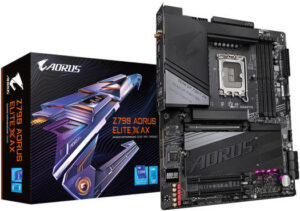 Gigabyte Z790 Aorus Elite X AX LGA1700 ATX Motherboard, Intel Z790 Chipset, 4x DDR5 DIMM / 192 GB Max Memory, 1x HDMI & DisplayPort, Intel 2.5GbE LAN Chip, Wi-Fi 6E | Z790-AORUS-ELITE-X-AX