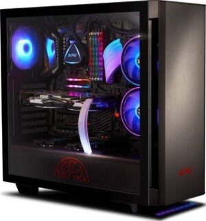 XPG Invader ARGB Controlled Mid Tower Gaming case, Black, 4mm Tempered Glass, 360mm radiator Support  | XPG-INVADER-BLACK