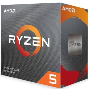 AMD Ryzen 5 3600 3rd Gen, AM4, Zen 2, 6 Core, 12 Thread, 3.6GHz, 4.2GHz Turbo, 32MB L3, PCIe 4.0, 65W, CPU, with Wraith Stealth Cooler | 100-100000031BOX
