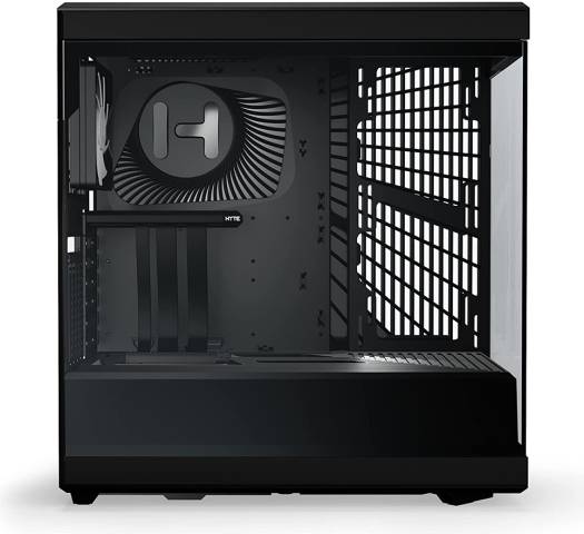 HYTE Y40 Modern Aesthetic Panoramic Mid-Tower ATX Gaming PC Case, Tempered Glass Design, Up to 360mm Radiator & 7x 120mm Fans Support, Vertical Graphics Support, USB Type-C, Black | CS-HYTE-Y40-B - Image 7