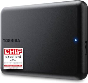 Toshiba Canvio Partner 2TB Portable 2.5" External HDD, USB 3.2 Gen 1, Mac and Windows Compatible, USB Powered