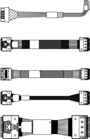 Lenovo ThinkSystem SR665 2.5" Chassis Front BP3 SAS/SATA Cable Kit | 4X97A59777