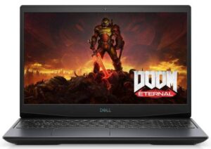 Dell G-15 G5-5500-E1700 15.6" FHD Gaming Laptop, 144Hz Refresh Rate, Intel Core i7 10750H 2.60 Ghz, 16GB RAM, 512 SSD, 6GB NVIDIA Graphics GTX 1660TI, Windows 10 Home English Keyboard - Black I 5500-G