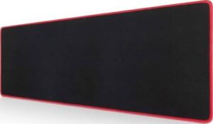 Large Gaming Mouse Pad Extended Mat Non-Slip Desk Pad Rubber Mice Pads Stitched Edges Long Mousepad 23.5x11.6" Red | X001AY8NYX