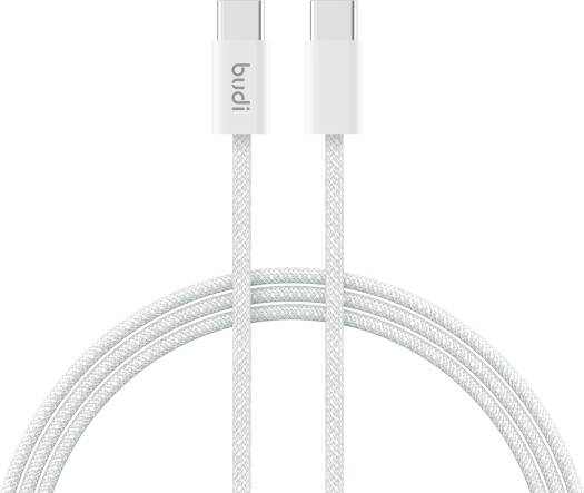 Budi Type-C to Type-C Fast Charging Braided Cable DC252TT10W