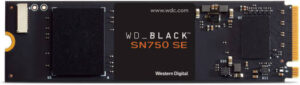 WD SN750 SE PCIe Gen4 NVMe Internal SSD, 250GB Capacity, M.2 2280 Form Factor, 3200MB/s Sequential Read, 1000MB/s Sequential Write, 200 TBW Edurance, Black | WDS250G1B0E