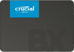 Crucial BX500 SATA 2.5" Internal SSD, 1TB Capacity, 540 Mb/s Sequential Read, 500 Mb/s Sequential Write, 360TB TBW SSD Endurance, Black | CT1000BX500SSD1