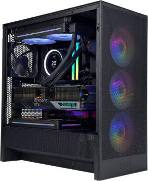 Leviathan X Gaming PC - Intel Core Ultra 7 265K 20 Cores 20 Threads, NVIDIA RTX 5070 TI 16GB, 32GB DDR5 RAM 6400MHz, 2TB SSD Gen 5, 850W Gold Rated PSU, 240mm LCD Liquid Cooler, Wi-Fi 7 + BT