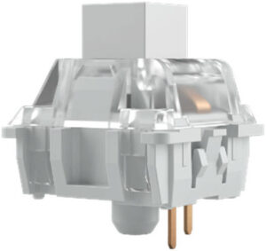 Glorious Kailh Mechanical Keyboard Switches, White Switches, Clicky Behavior, 45 ± 15g Peak Force, 120pcs | KAI-WHITE