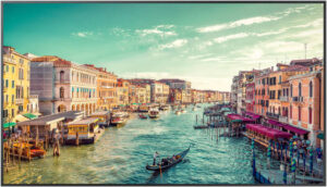 Samsung QM98T-B Crystal Digital Signage, 98" UHD IPS Display, 60Hz Refresh Rate, 8ms Response Time, Crystal Processor 4K, Non-Glare, Cable Management, Black | LH98QMTBPGCXUE