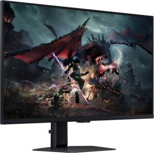 SAMSUNG Odyssey G5 G50D Gaming Monitor, 32" 2K QHD IPS Display, 180Hz Refresh Rate, 1ms (GtG) Response Time, AMD FreeSync Technology, 16.7m Display Color, Black | LS32DG502EMXUE