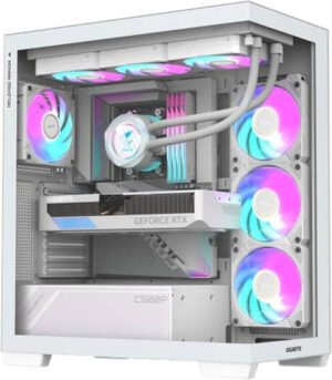 CrystalEdge Gaming PC - Intel Core i9 14900KF 24 Cores 32 Threads, NVIDIA RTX 5080 16GB, 32GB DDR5 RAM 6000MHz CL30, 1TB SSD Gen 4, 850W Gold PSU, 360mm Liquid Cooler, Wi-Fi + BT