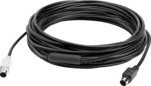 Logitech Group Extended Cable, 10M Cable Length, Mini-DIN-6 Connection Type, For Large Conference Rooms, Black | 939-001487
