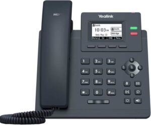 Yealink SIP T31G Entry Level HD Gigabit IP Corded Phone with Extra Large Graphical Pixel Backlit LCD Display (132 x 64) - Black