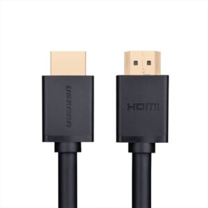 UGREEN HDMI to HDMI Cable with Ethernet, 4K Resolution Support, 10.2Gbps Data Transfer Rate, Gold-Plated Connectors, Rust Resistance, 2 Meter Cable Length, Black | 10107