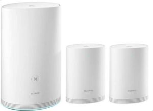 HUAWEI Router (1 Base + 2 Satellites), Home Wi-Fi Q2 Pro System, Gigabit Powerline, Seamless Roaming, Plug & Play - White | WS5280-1PLUS2-WHT